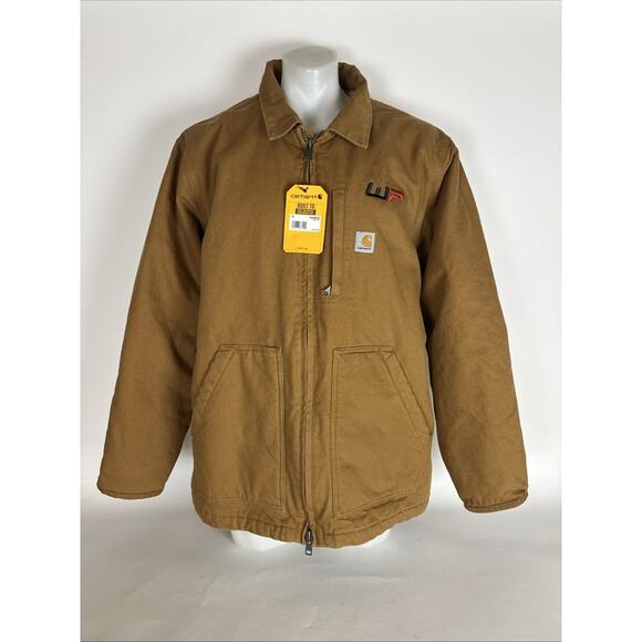 Carhartt X WP Sherpa Lined Washed Duck Coat Loose Fit Men’s Size XL